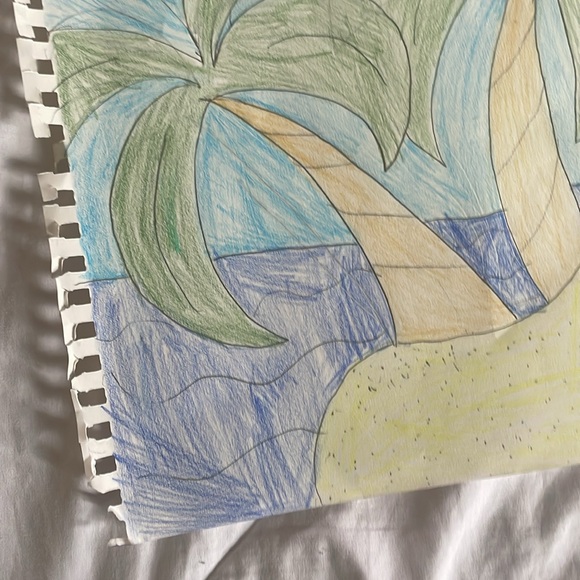 Summer Island Landscape Art Drawing - Picture 11 of 17